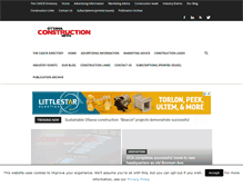 Tablet Screenshot of ottawaconstructionnews.com